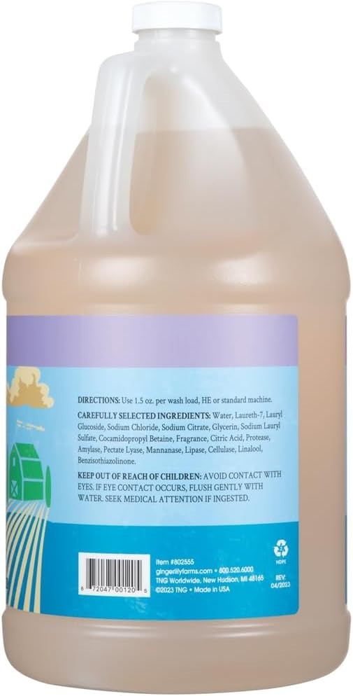 Ultra-Concentrated Lavender Laundry Detergent for Sensitive Skin – 85 Loads