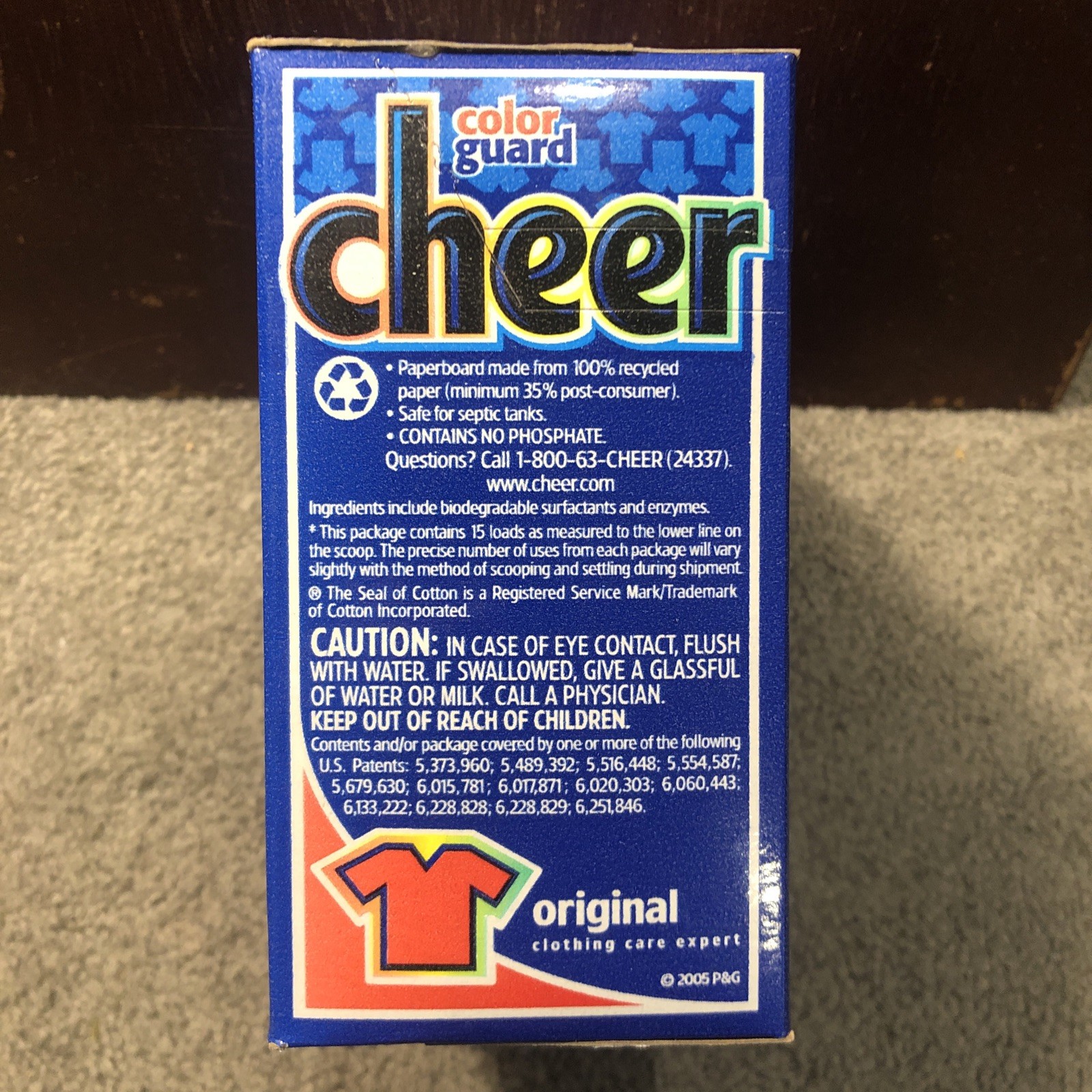 Cheer Color Guard Original Powder Laundry Detergent 15 Loads – 26oz