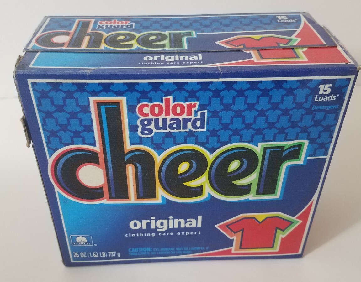 1-Cheer Color Guard Original Powder Laundry Detergent 26oz 15 Loads NEW