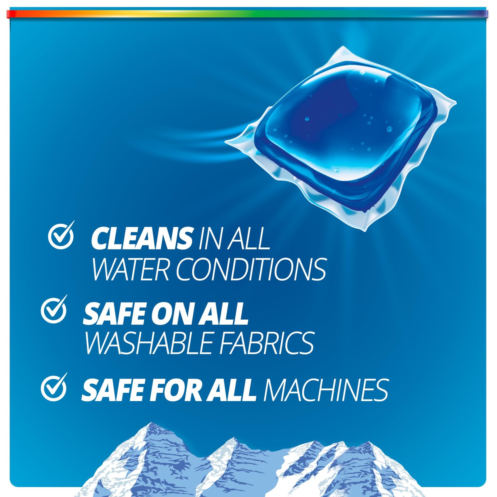 Purex 4-in-1 Laundry Detergent Pacs, Fresh Mountain Breeze, 66 Pacs