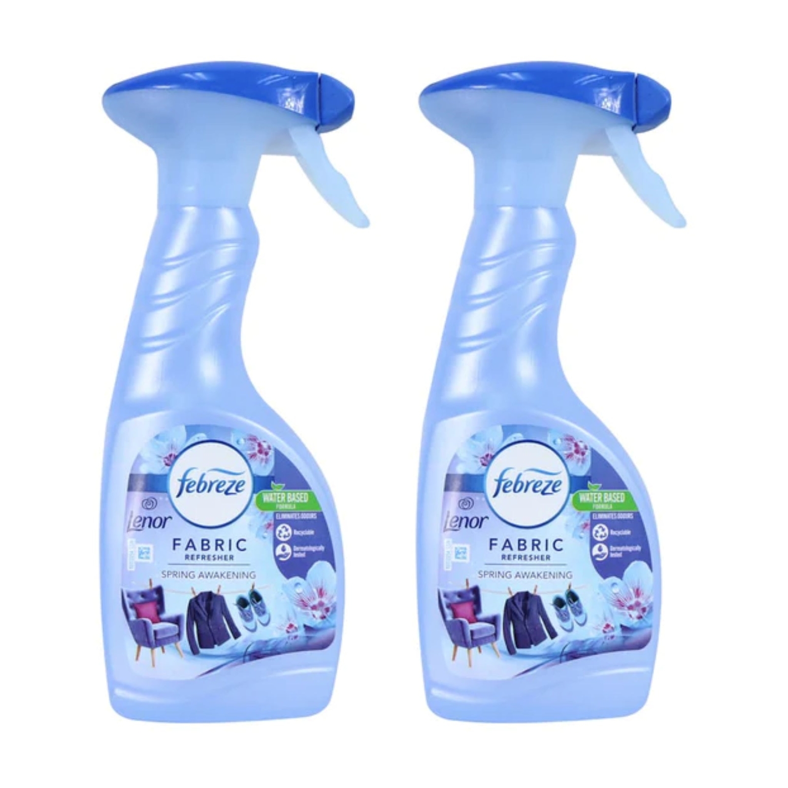 Febreze Fabric Refresher – Spring Awakening Scent, 500 ml (Pack of 2)