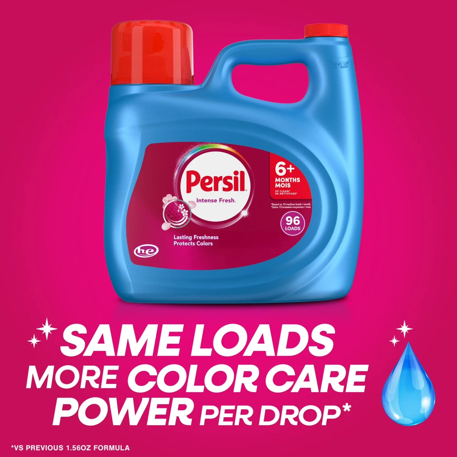 Persil Deep Clean Intense Fresh Liquid Laundry Detergent, 126 fl oz, 96 Loads