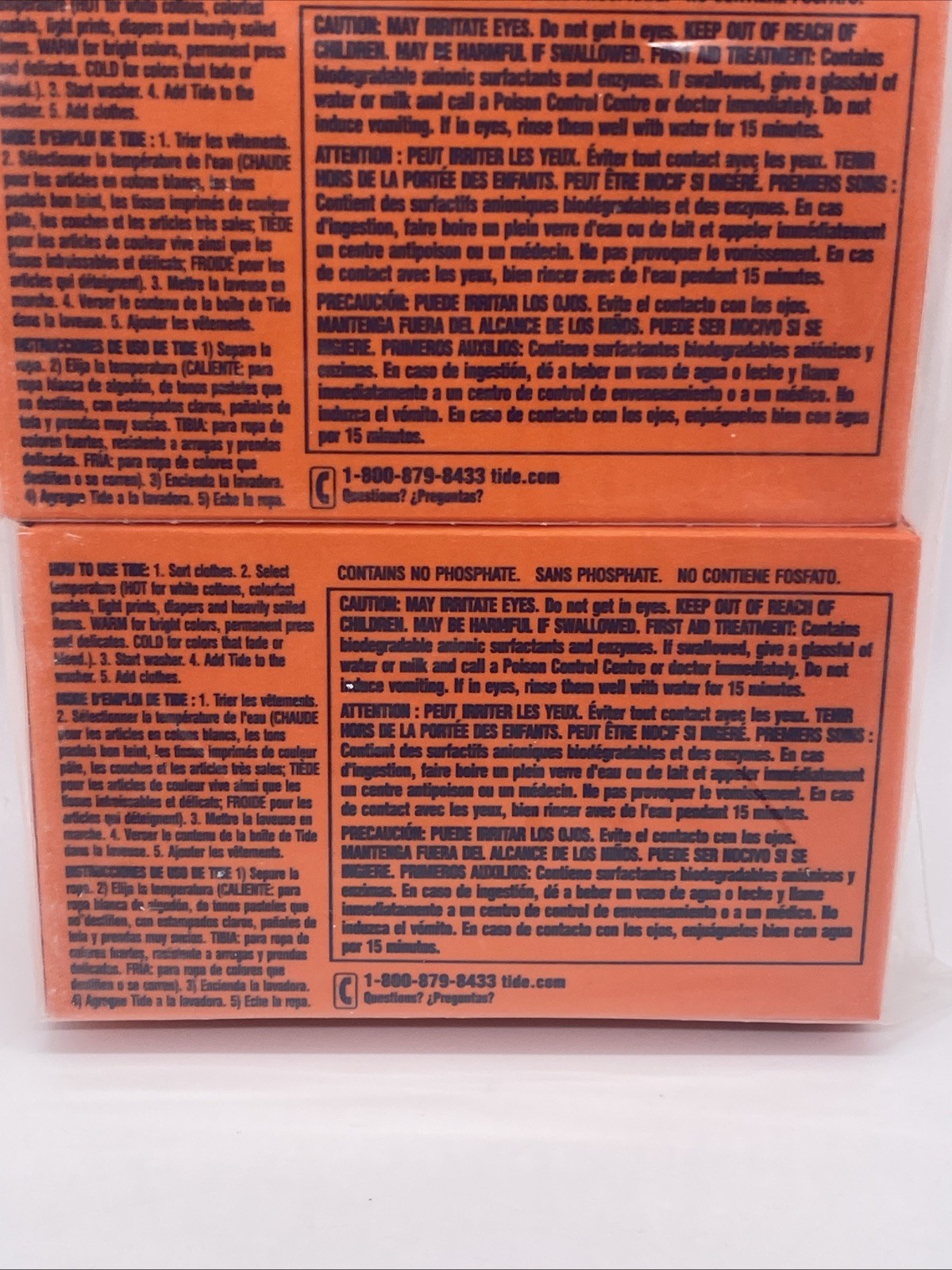 Tide Ultra Laundry Detergent 1 Load – Original Scent 1.4oz, Lot Of 3