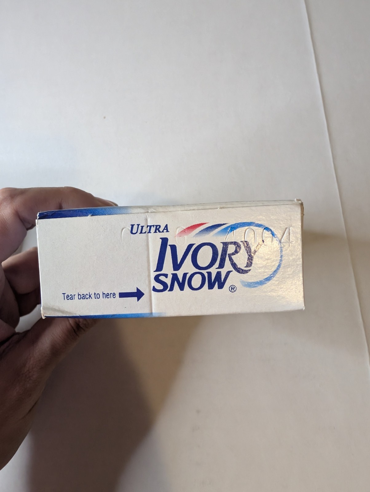 Ivory Snow Detergent Trial Size Lot Of 2 NOS Prop