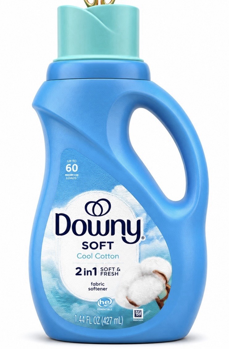 Downy Soft Cool Cotton 2-in-1 Soft & Fresh Liquid Fabric Softener 14.4 fl oz