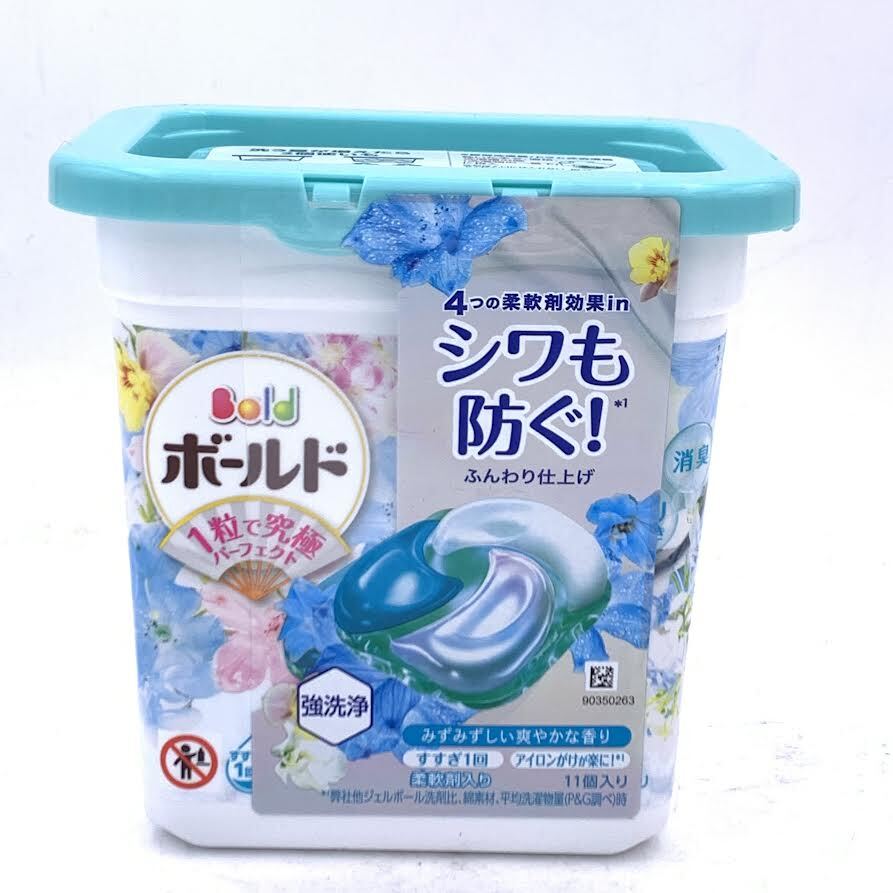 P&G Japan Bold 4 In 1 Laundry Detergent Ball – Blossom 11Pc日本寶潔超濃縮百合花香洗衣球