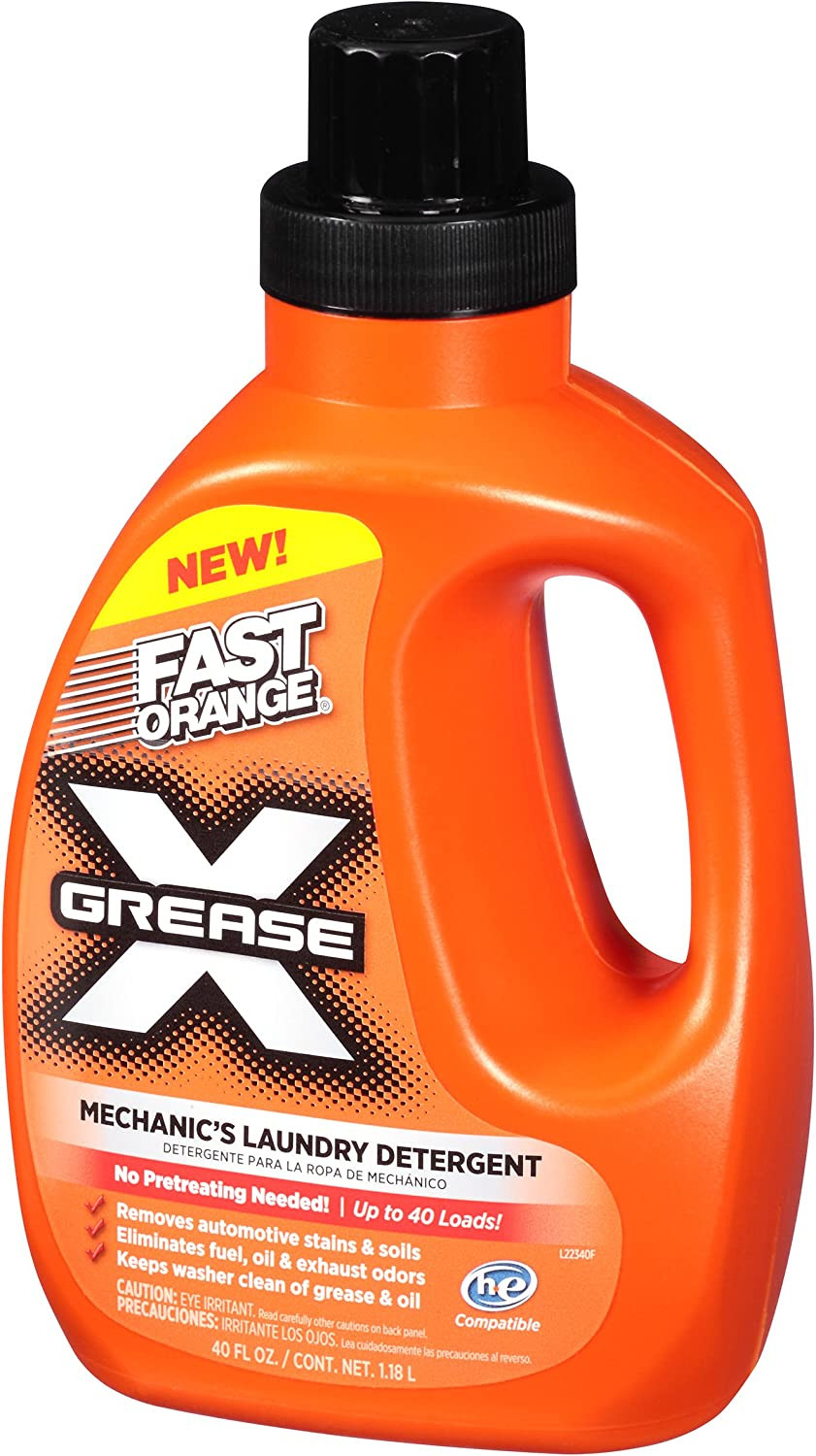Permatex 22340 Fast Orange Grease X Mechanics Laundry Detergent 40oz