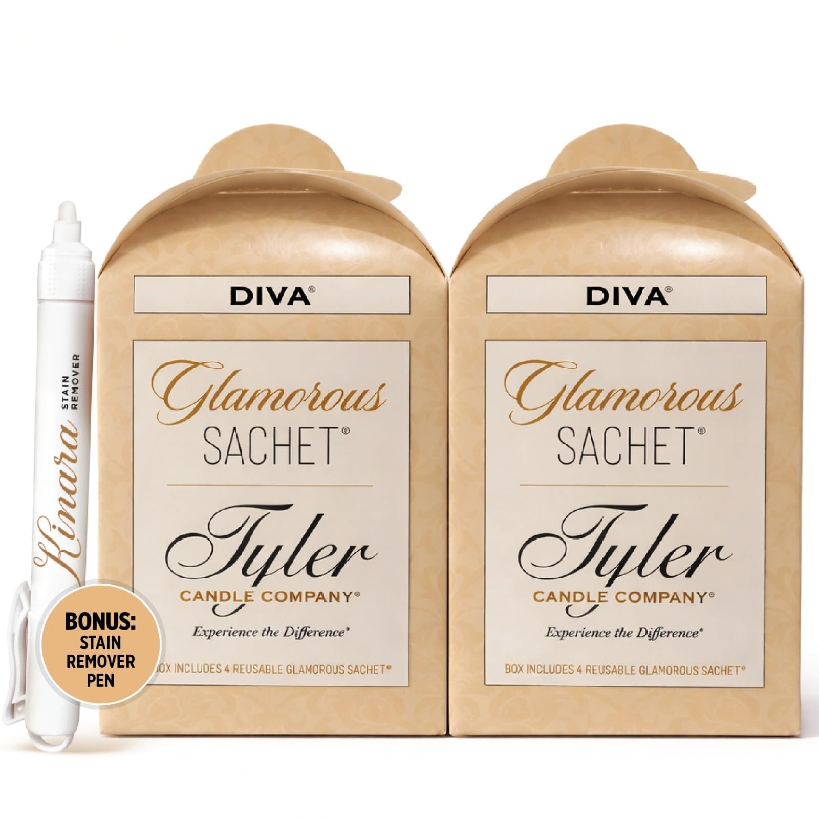 Glamorous Sachet & Reusable Dryer Sheets Bundle, Luxury Home Fragrance, 8 Count