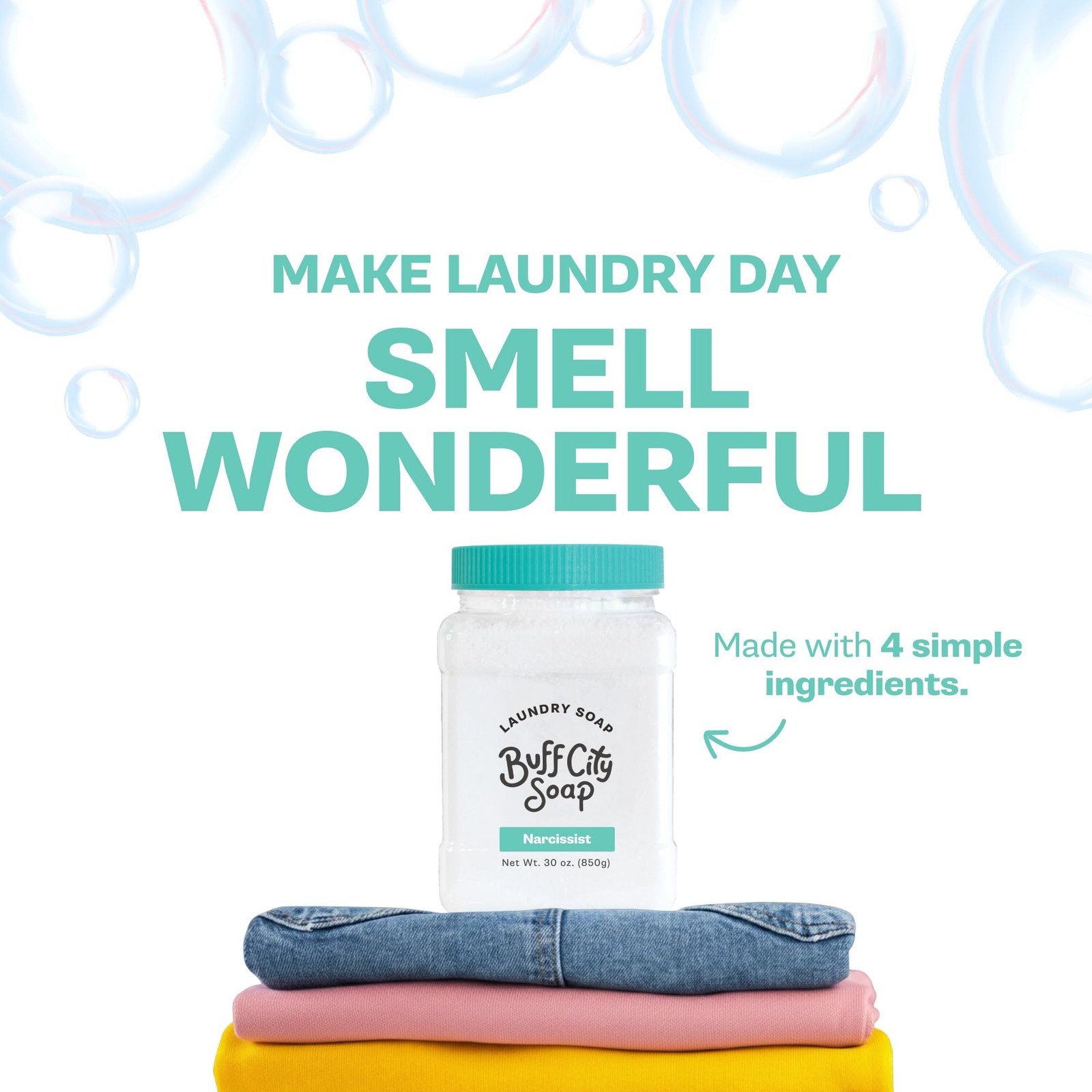 – Plant Based Powder Laundry Soap – Made With 4 Simple Ingredients & No Harsh…