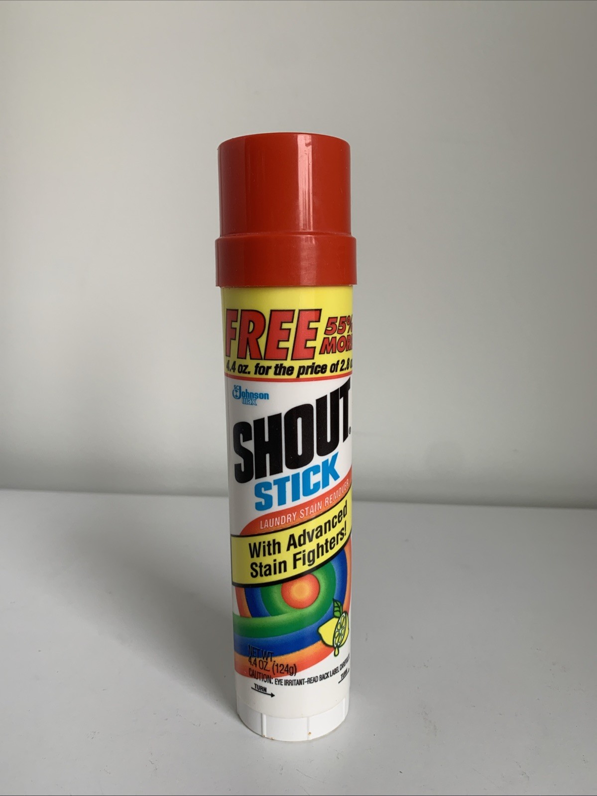 Shout Stick Vintage Laundry Stain Remover 4.4 oz Stick 1992 Read