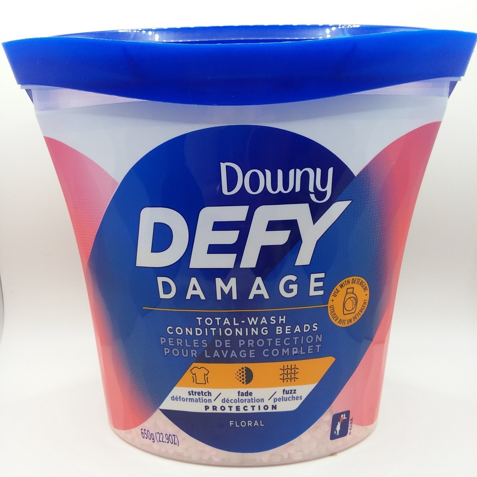 Downy Defy Damage Total-Wash Conditioning Beads Laundry Booster – 22.9 oz Floral