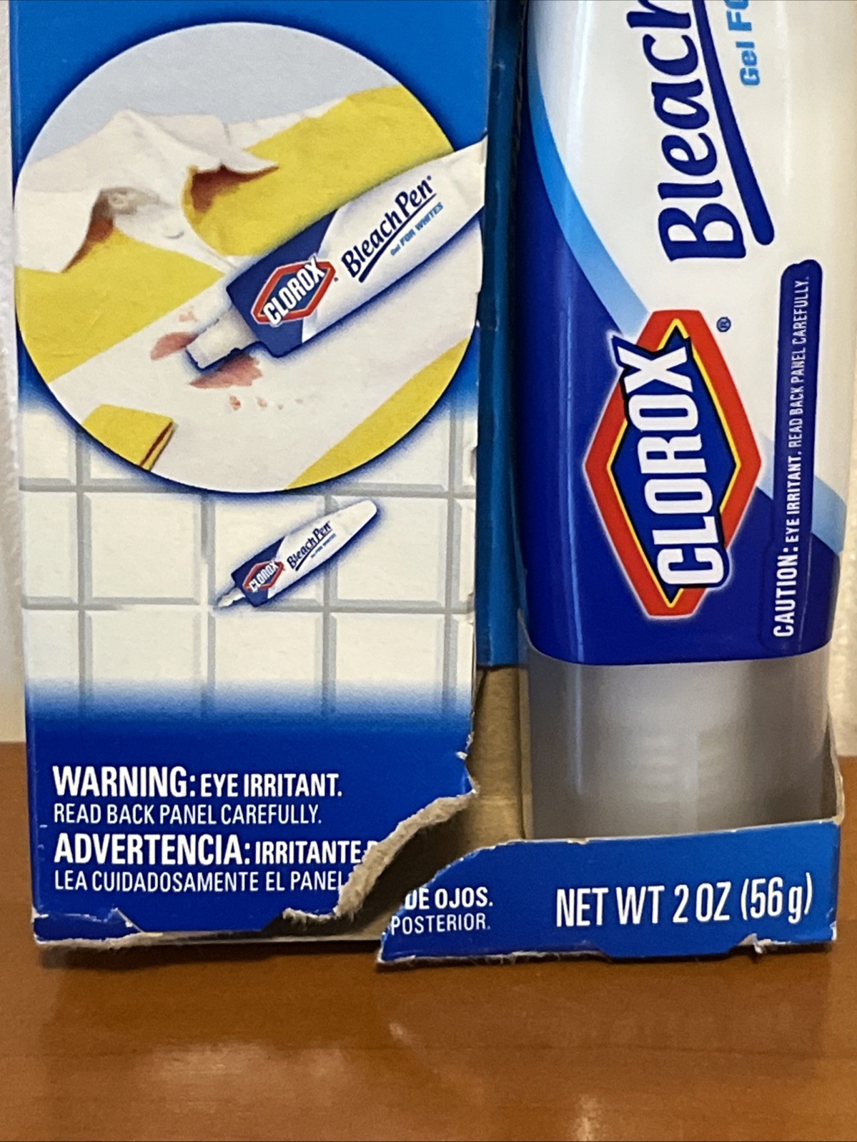 Clorox Bleach Pen Gel for Whites 2 Oz New Discontinued 2016 Dual Tip
