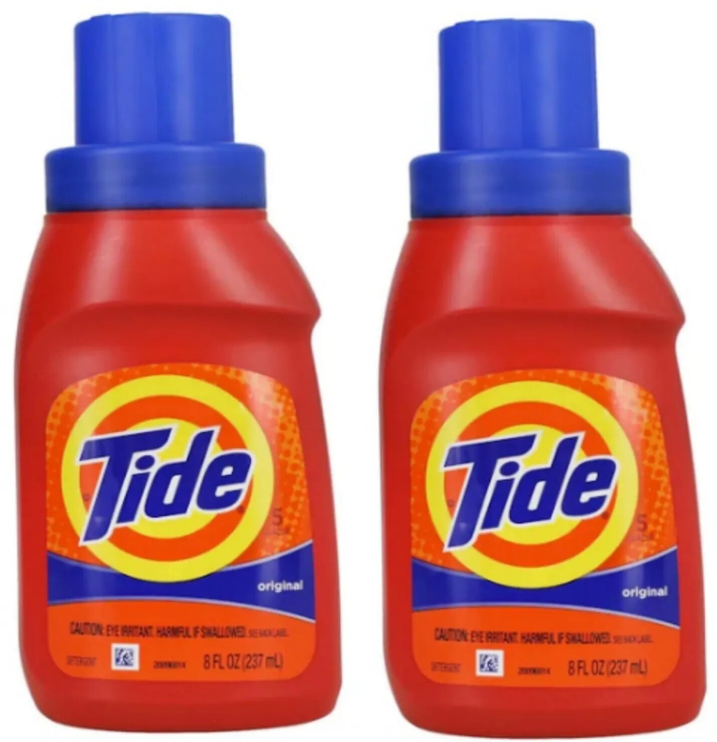 Tide (2~PACK) 8 Fl. Oz. Bottles ●ORIGINAL● Laundry Detergent (5) Loads.