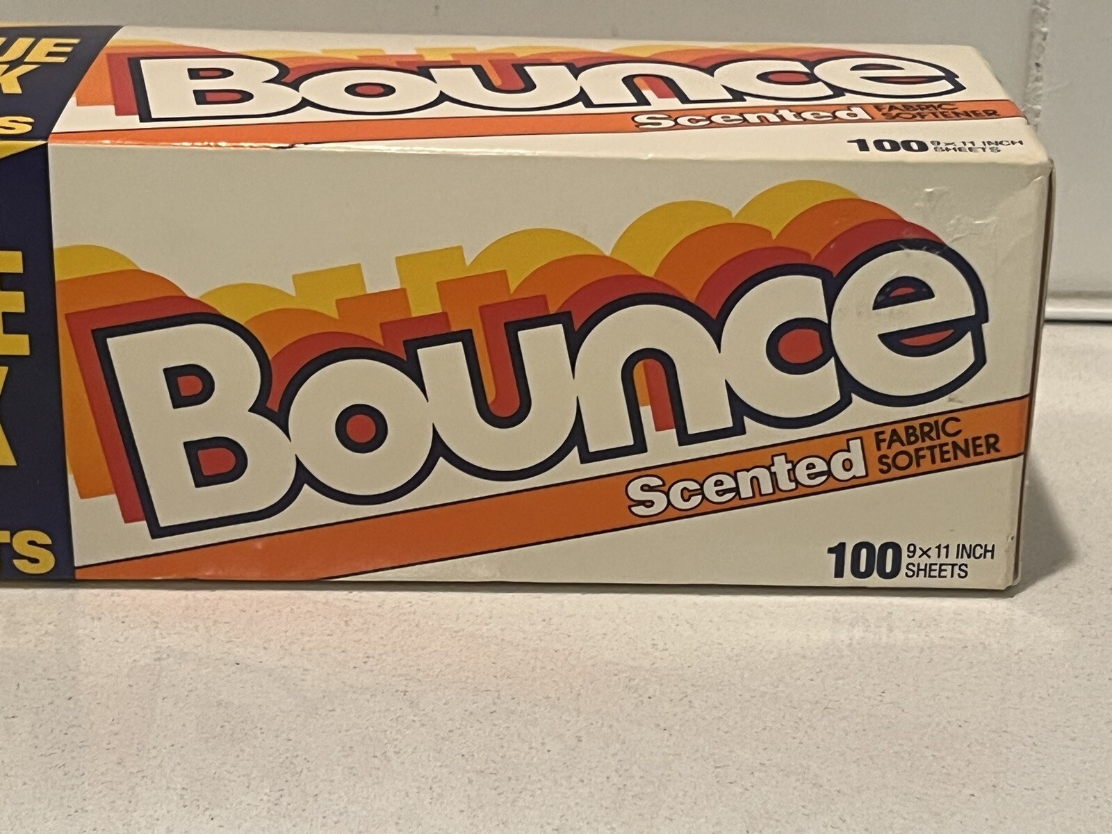 100 Vintage BOUNCE Fabric Softener Scented Dryer Sheets Full P&G Movie Prop NEW