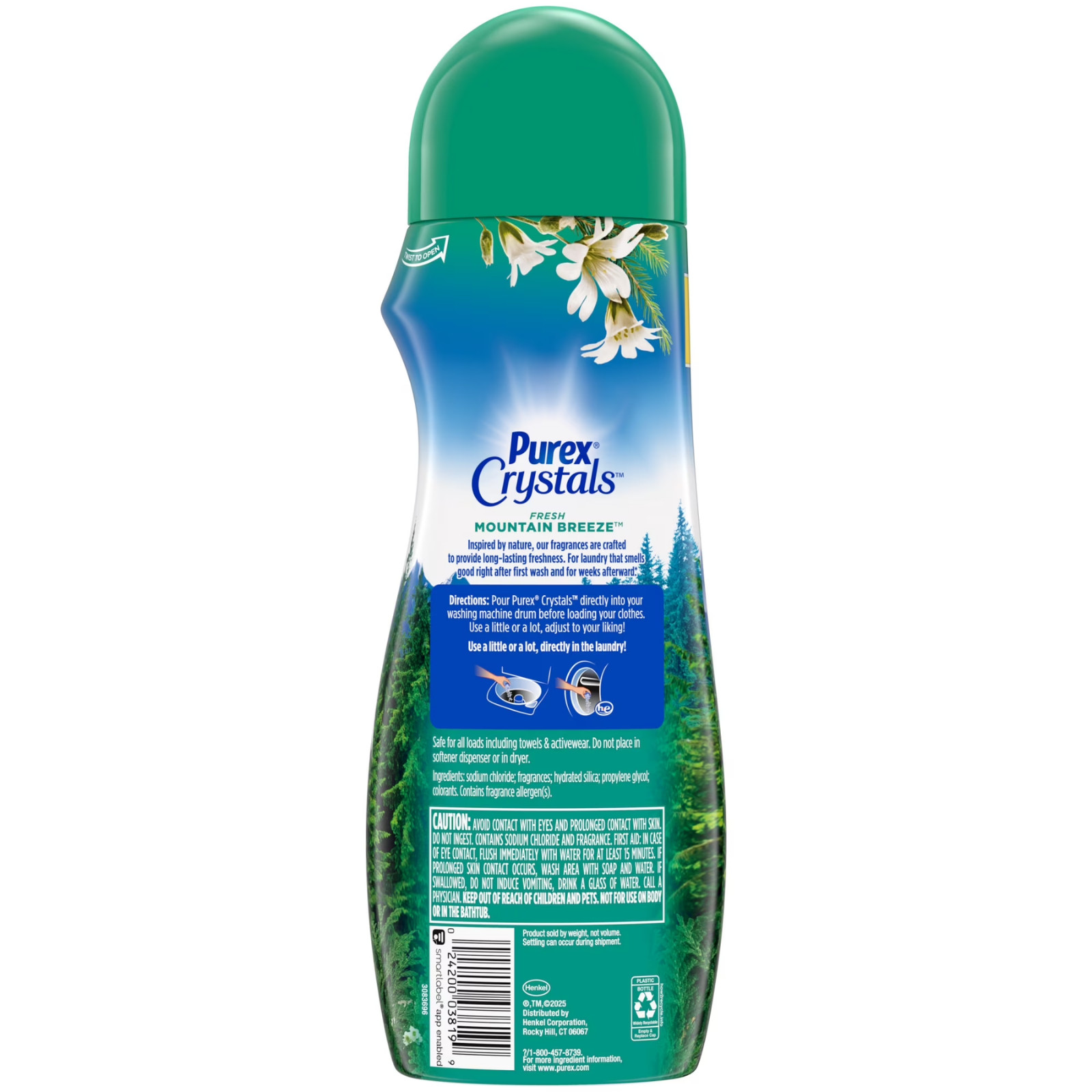 Purex Crystals Fresh Mountain Breeze Scent Booster 3-Pack (63oz Total) – NEW