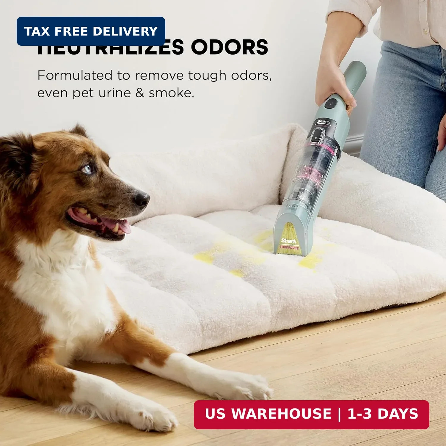 Shark StainForce Single Refill Cartridge, Stain & Odor Remover, HXCM500 | Dual-F