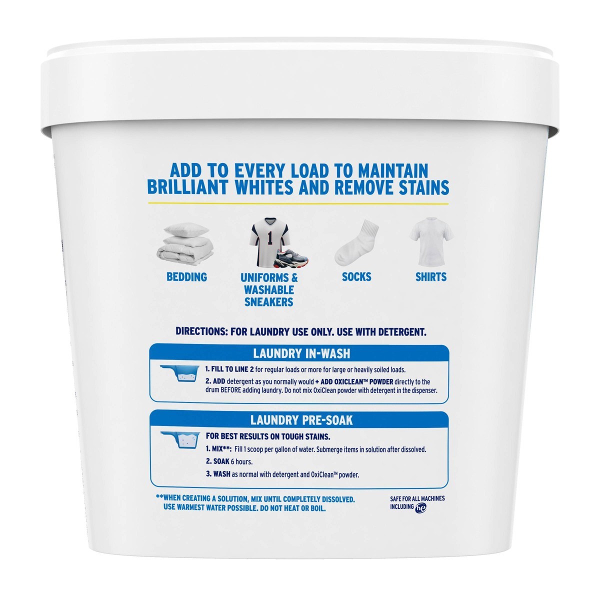 Revive Laundry Whitener and Stain Remover Powder – 5lbs: Bleach-Free