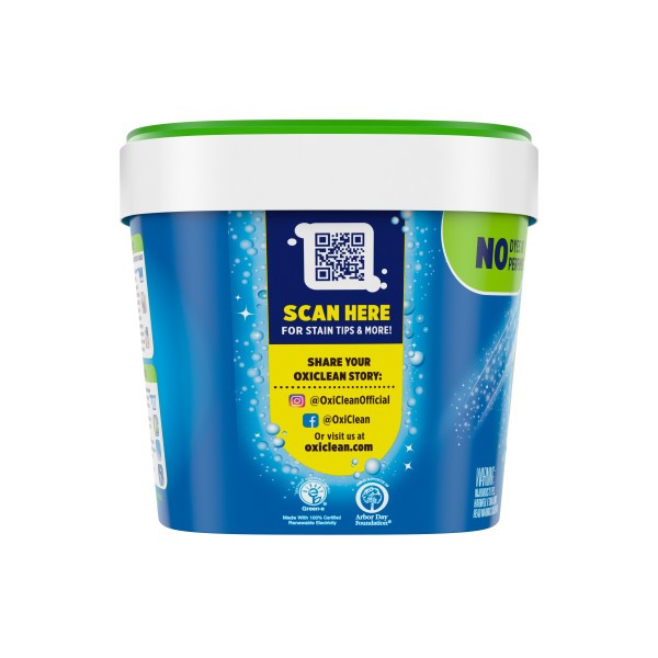OxiClean Free Versatile Stain Remover, Safe on Colors, 3lbs. – Pack of 4