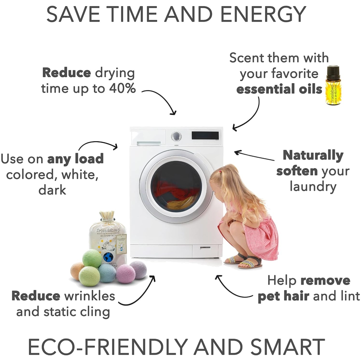 Cruelty-Free Wool Dryer Balls Hypoallergenic