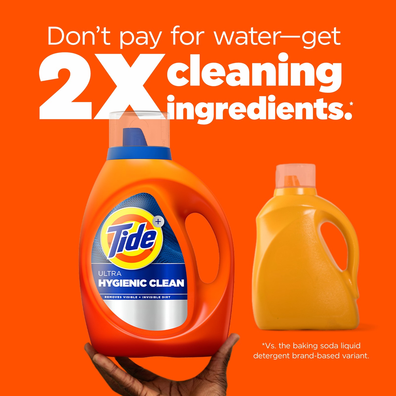 Tide Ultra Hygienic Clean Liquid Laundry Detergent,117 fl oz, 83 Loads