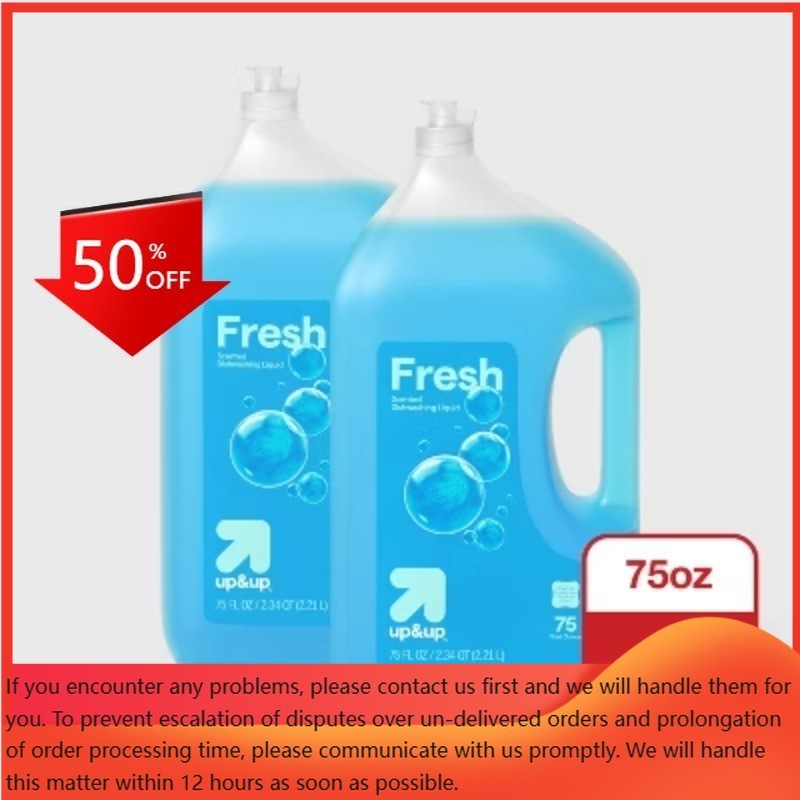 2 Pack/75 fl oz Each Liquid Dishwashing Soap – Fresh – up&up™