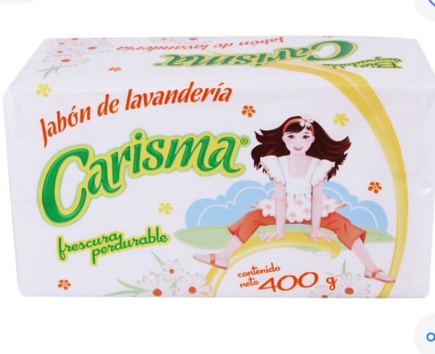 6 PACK CARISMA JABON EN BARRA ROPA LAUNDRY BAR DETERGENTE SOAP 400g each