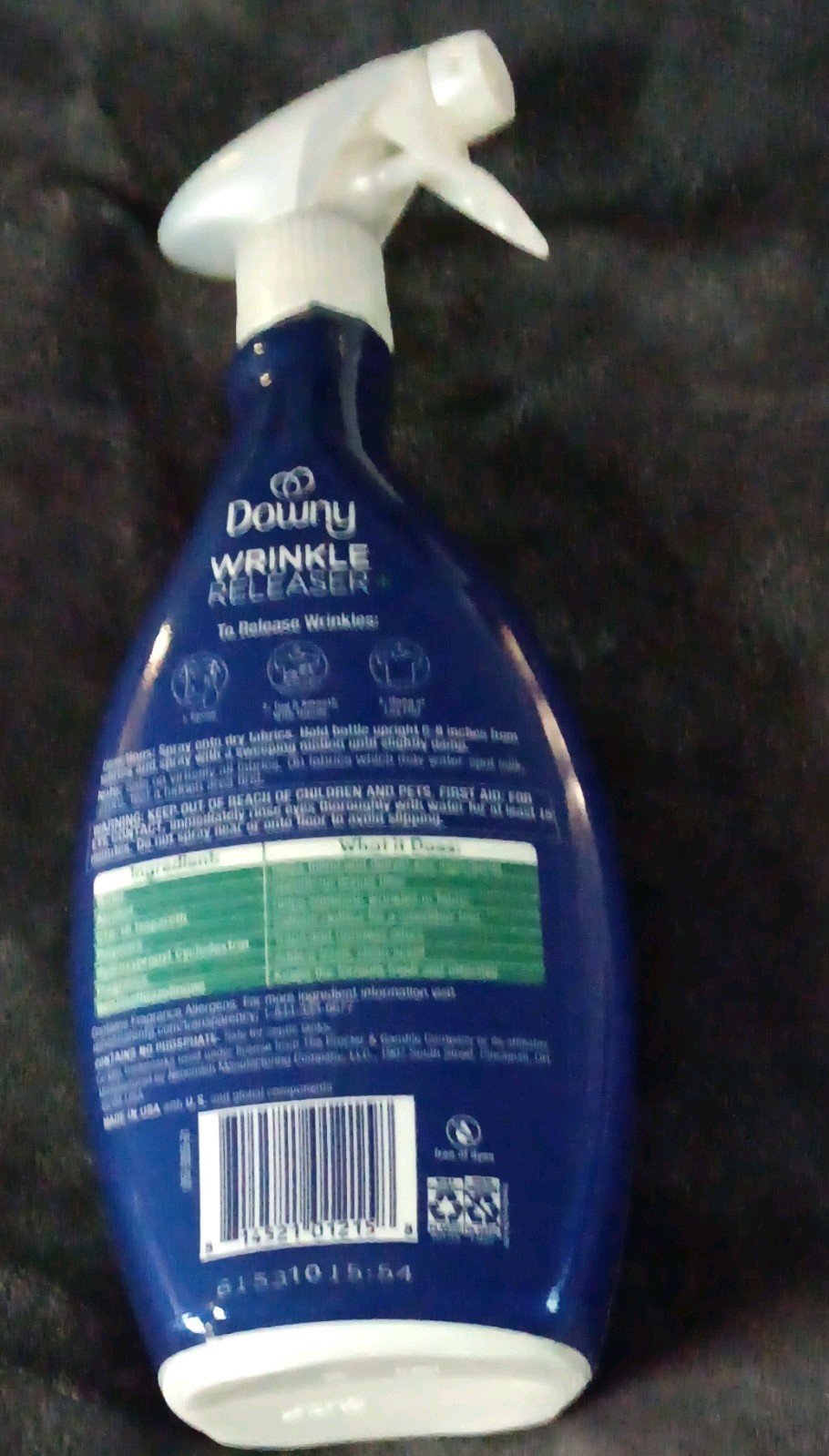 Downy Wrinkle Releaser Plus Crisp Linen Spray, 33.8 Fl Oz.