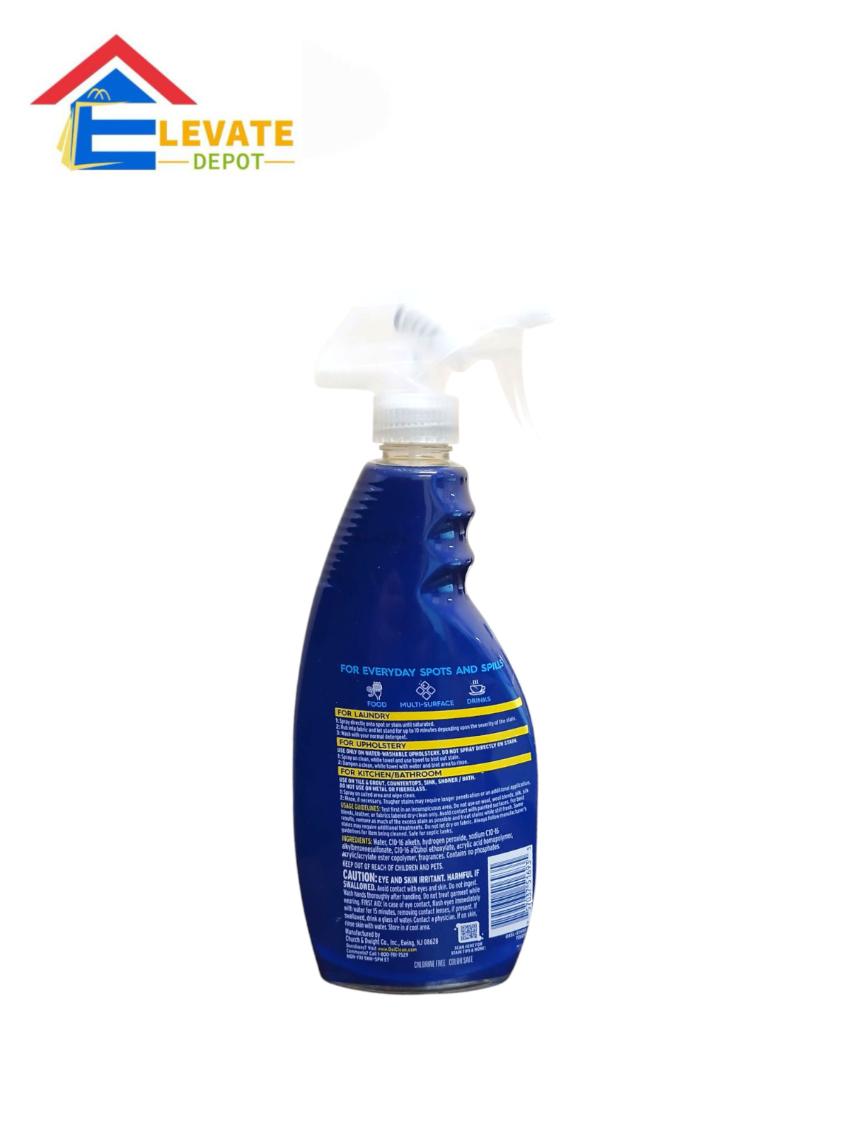 Lot of 5 OxiClean Laundry Stain Remover Spray, 21.5 oz