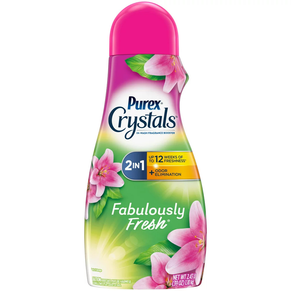 Crystals In-Wash Fragrance and Scent Booster, Fabulously Fresh, 39 Ounce