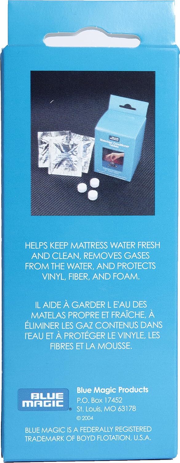 Blue Magic Waterbed Conditioner Tablets 10 Count Dishwasher Detergent Usa