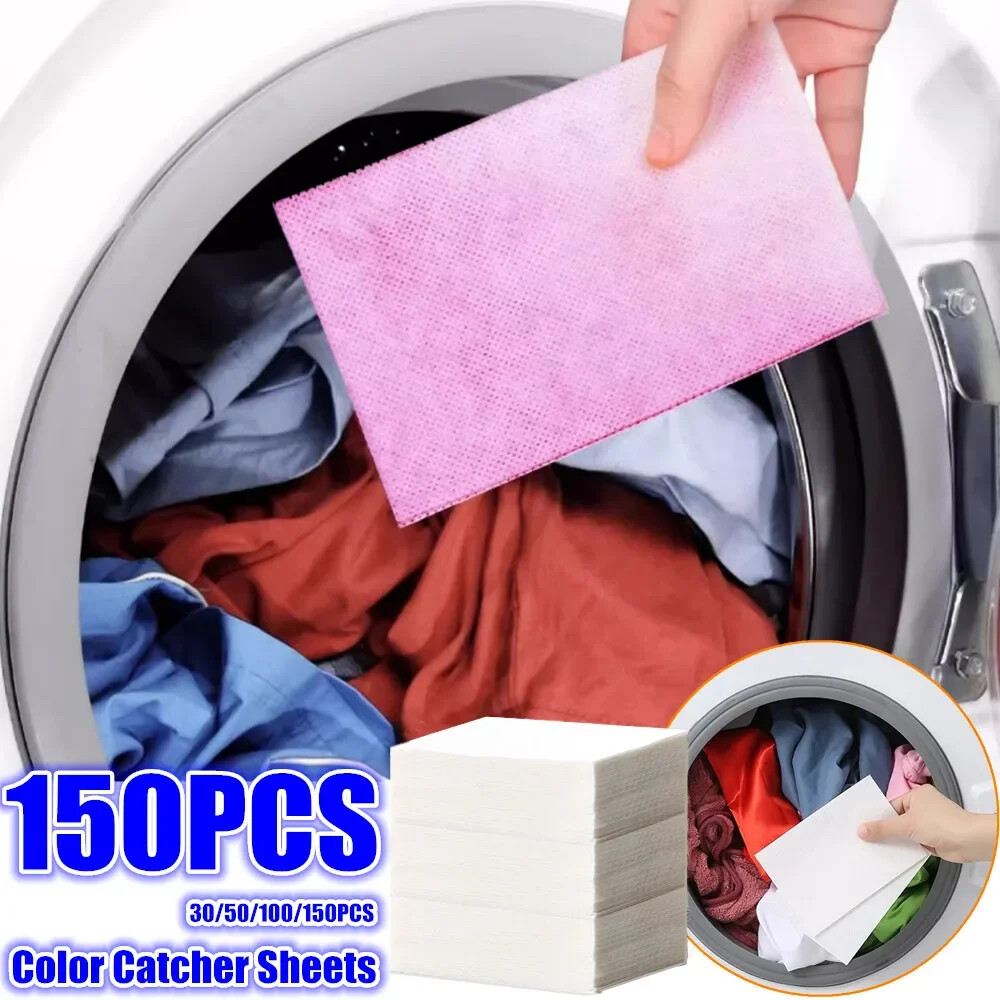 Color Catcher Sheets for Laundry, Color and Stain Absorbing Laundry Washing Shee