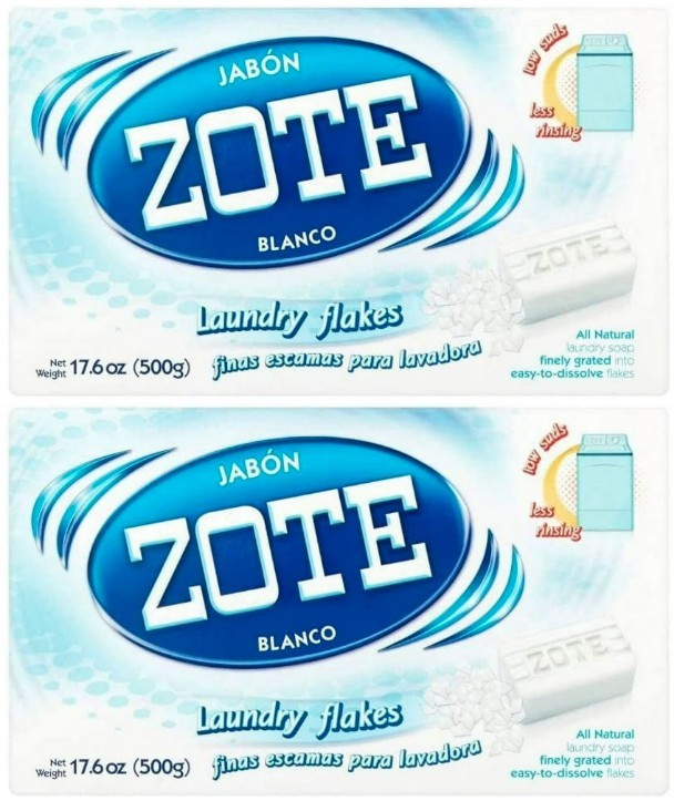 Jabon Zote Blanco Laundry Flakes Pack of 2