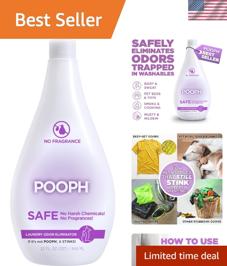 16 Load 32oz Laundry Odor Fighter: Removes Stains Without Harsh Chemicals