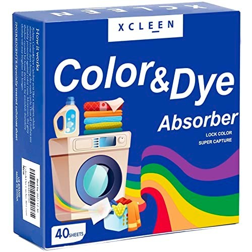 40 Count Color Absorber Laundry Sheets Dye Catcher Fragrance Free