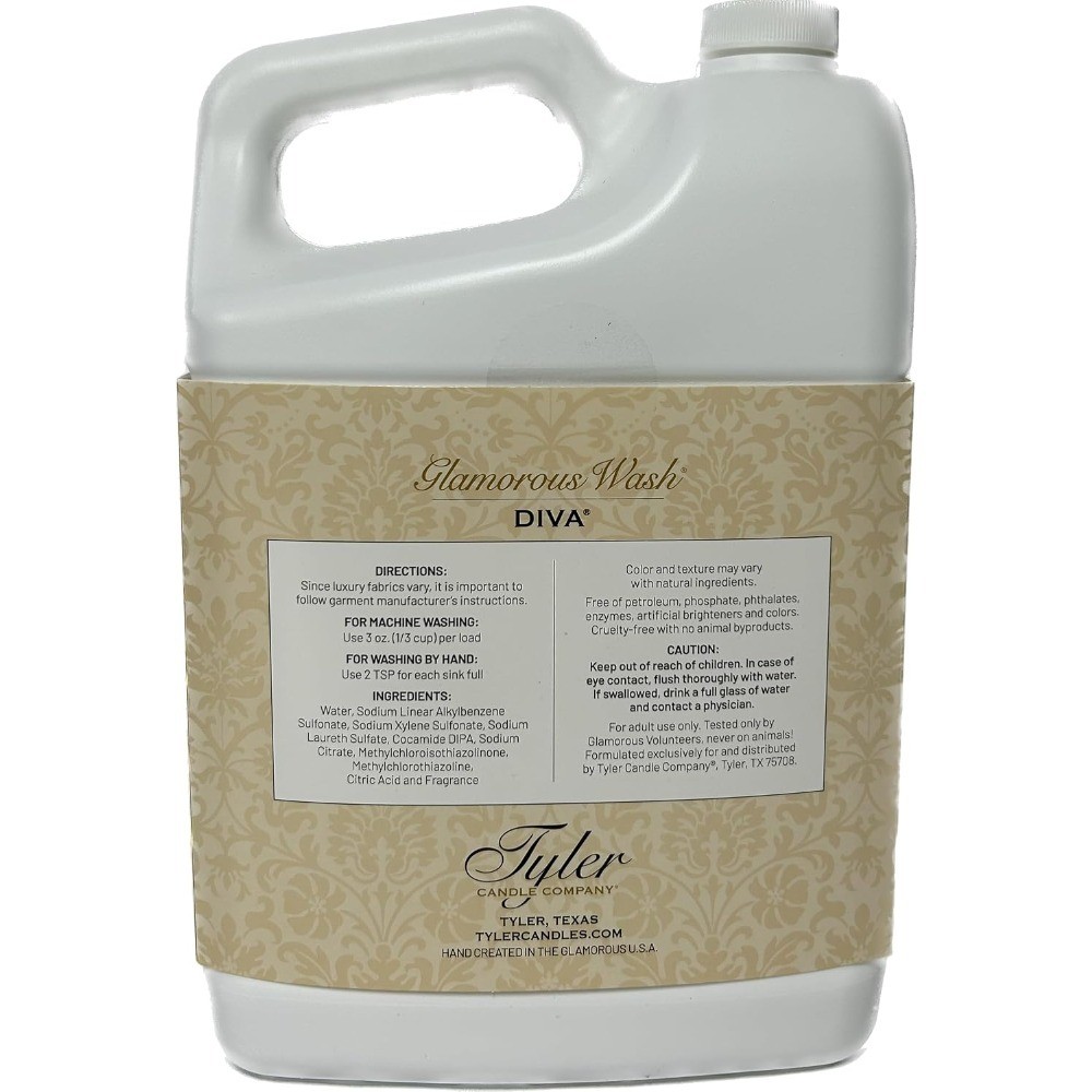 Laundry Detergent Glam Wash Scent 1 Gallon 128 Fl Oz Diva