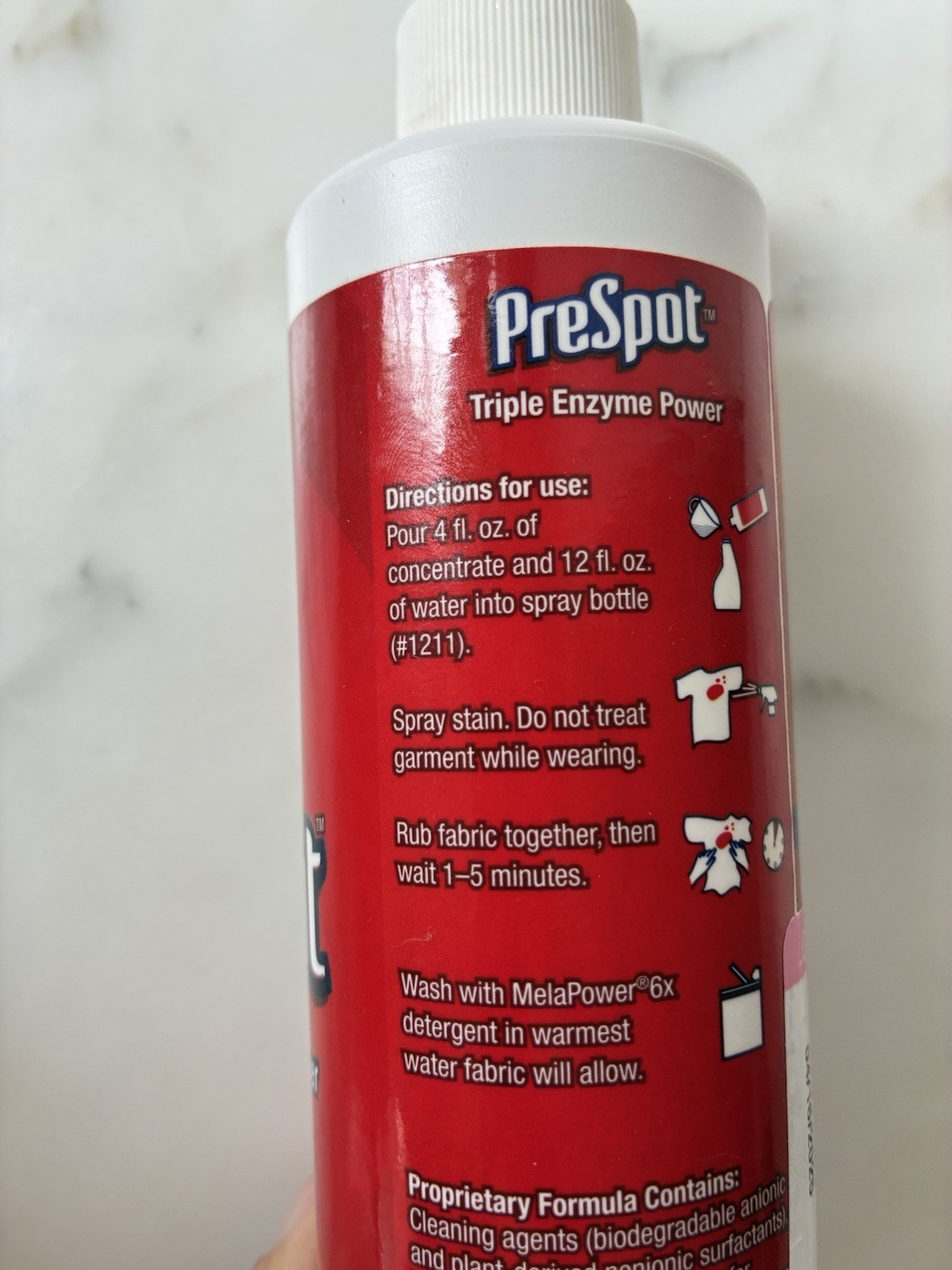 Melaleuca Ecosense PreSpot Laundry Stain Remover 4X Concentrate 8oz – New Sealed