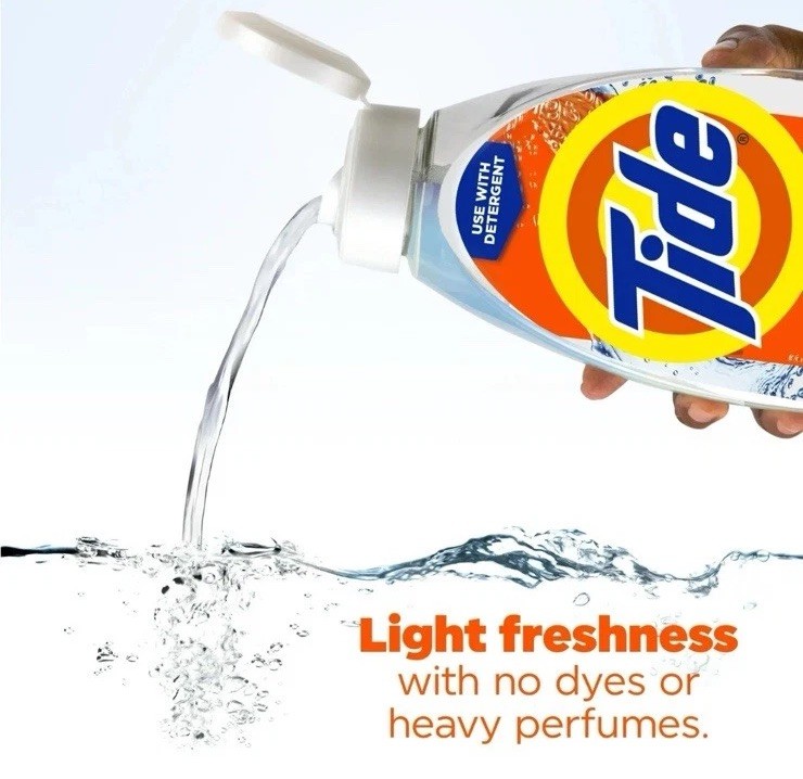 Tide Clean Boost Fabric Softener Rinse, Removes Odors and Residues, Original OP
