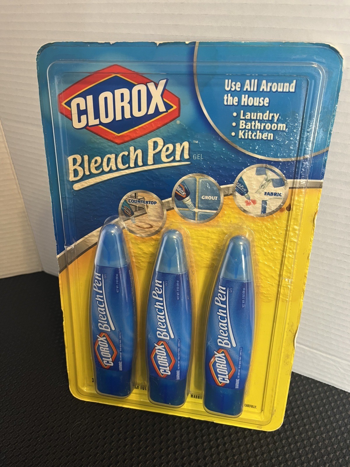 Clorox Bleach Pens Gel 3 Pens 2oz Each Vintage 2003 New Old Stock Hard To Find