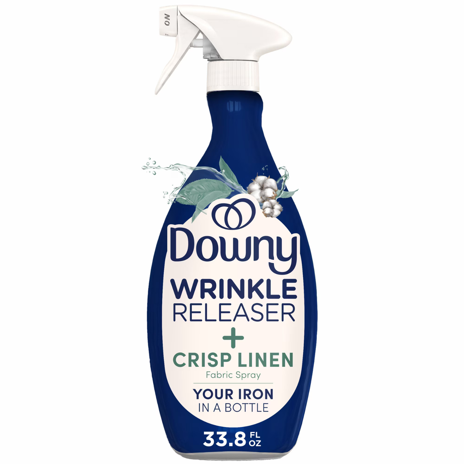 Downy Wrinkle Releaser Spray Crisp Linen Fabric Refresher 33.8 oz, 4 Pack