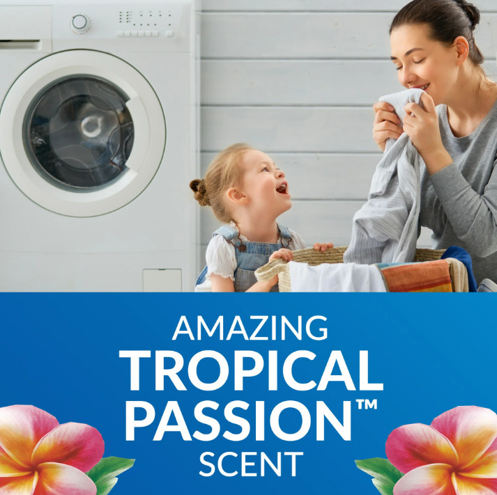 Xtra Tropical Passion, 172 Loads Liquid Laundry Detergent, 206.4 fl oz