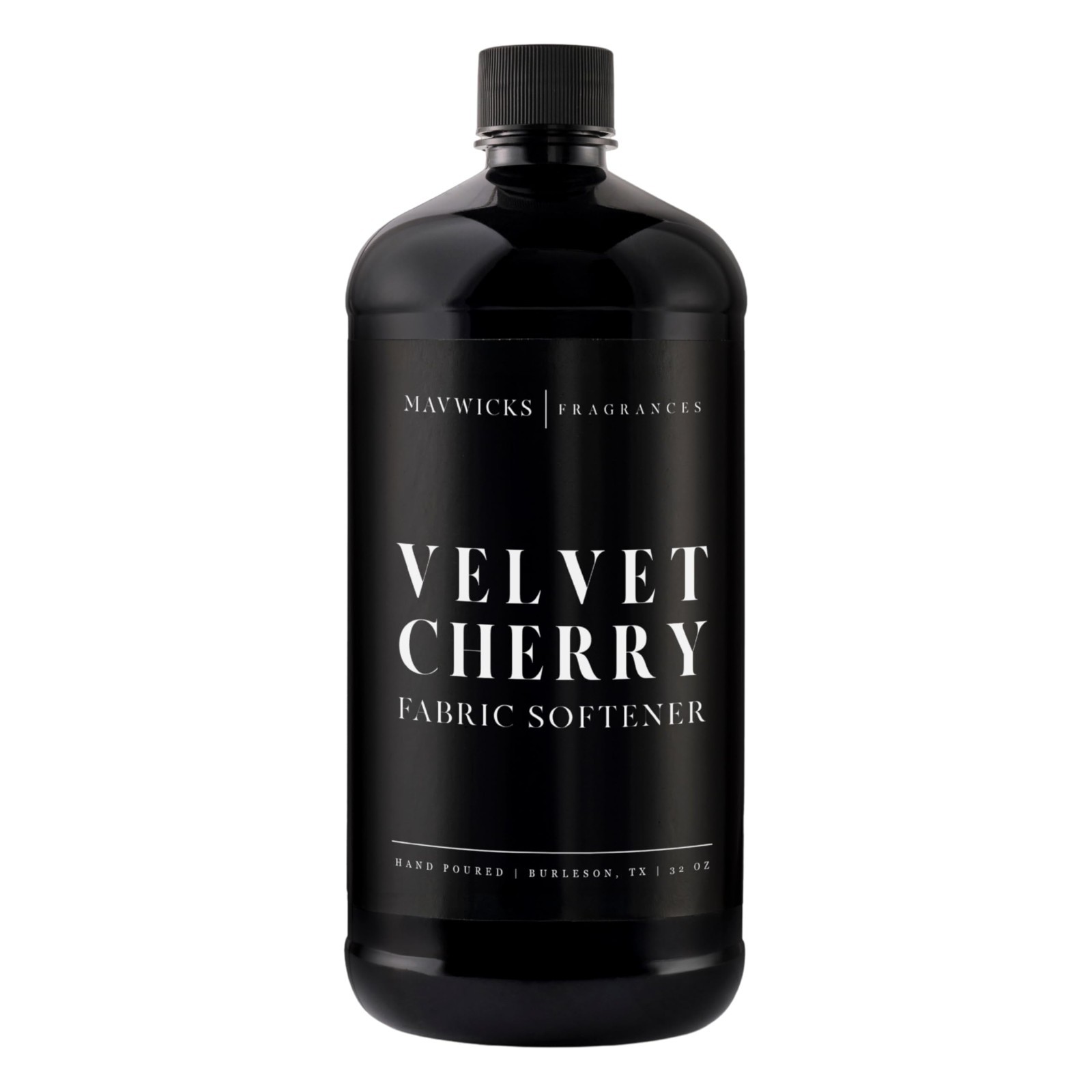 Luxury Scented Fabric Softener 32 Oz – Velvet Cherry, Reduces Static, Safe for A