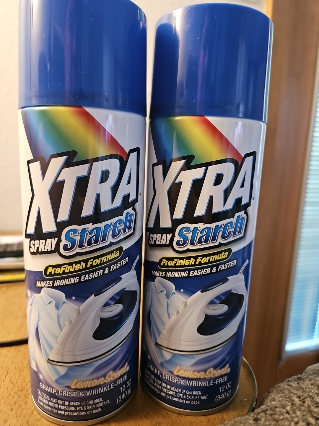 The Home Store Xtra Heavy Starch lemon Scent Crisp Finish 2 Pack 12 Oz.