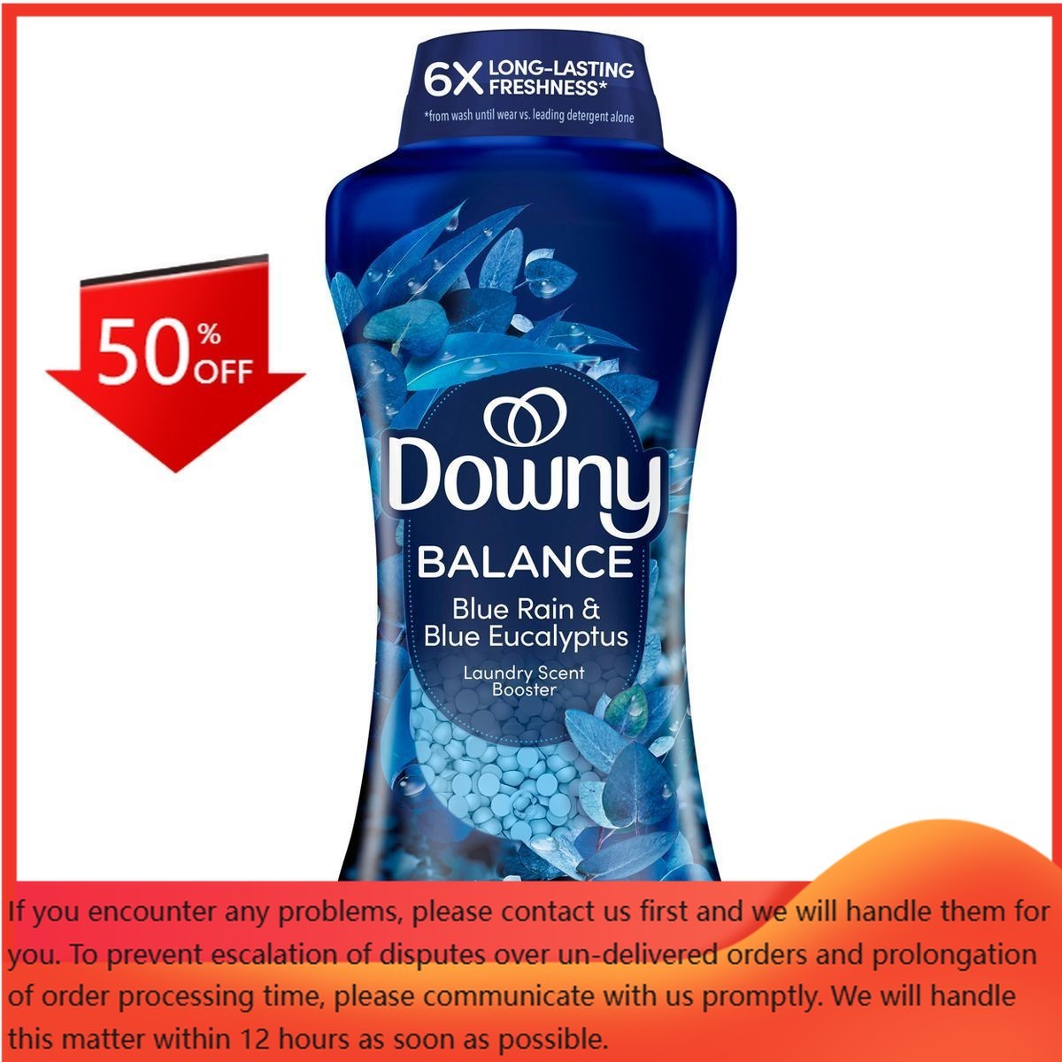 Downy Infusions Balance Crisp Rain & Blue Eucalyptus In-Wash Scent Beads -30.1oz