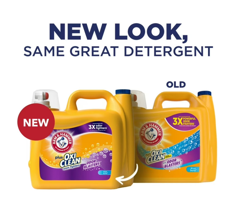 ARM & HAMMER Plus OxiClean Odor Blasters Laundry Detergent 128 Loads