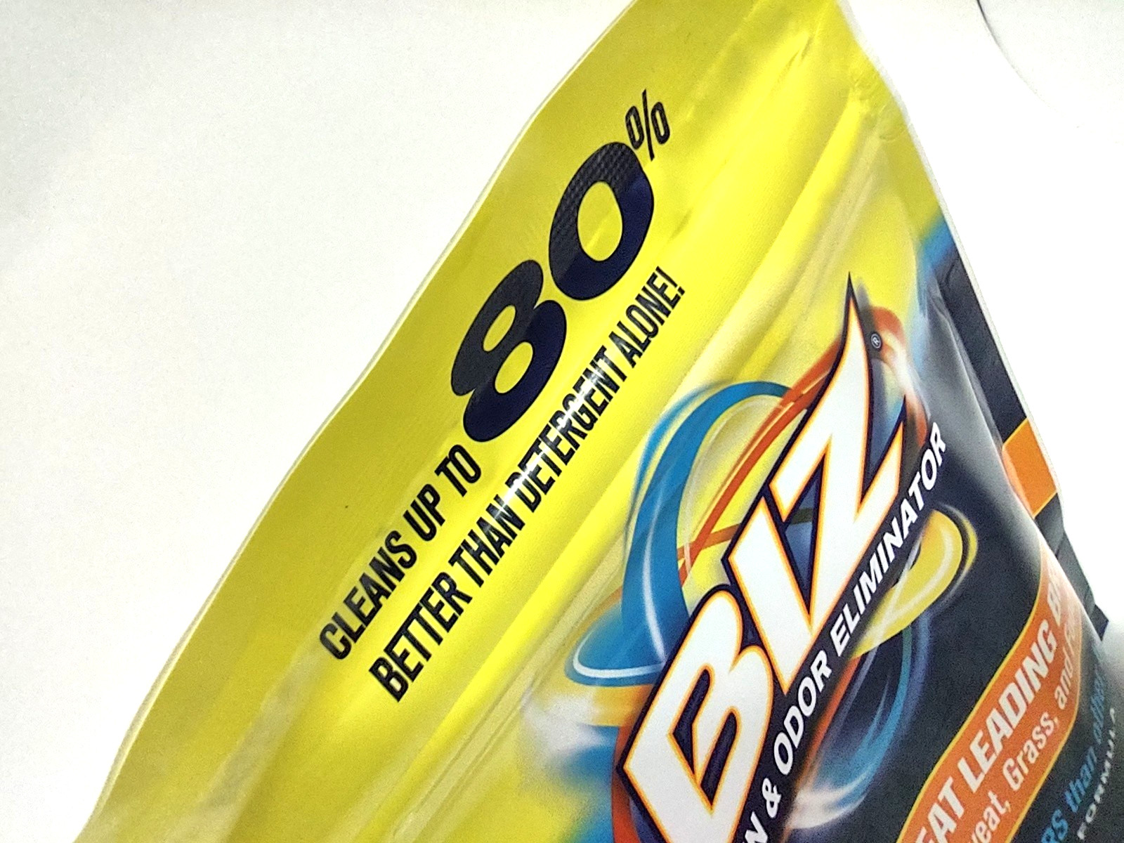 (3 PACK)- BIZ Stain & Odor Eliminator Powder Detergent Laundry Booster 8 Oz Each