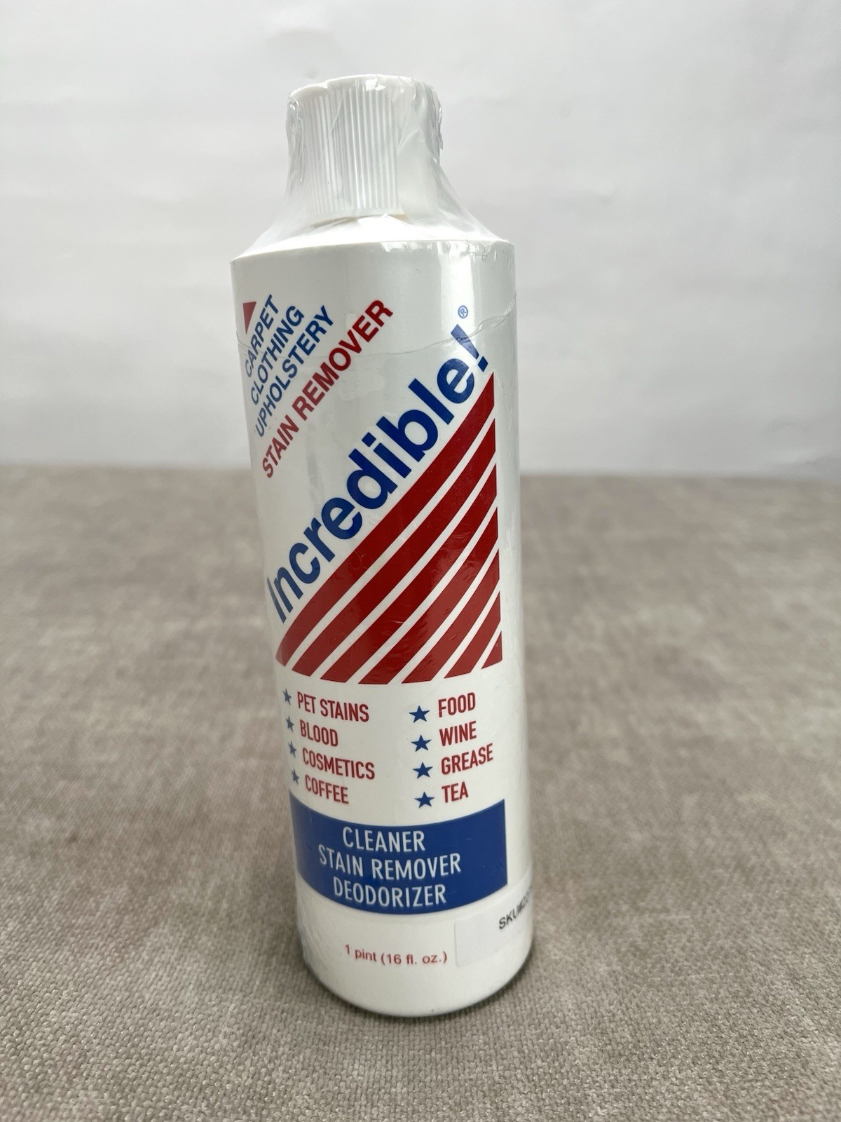 INCREDIBLE! Carpet Upholstery Cleaner Stain Remover Deoderizer 16oz New Sealed