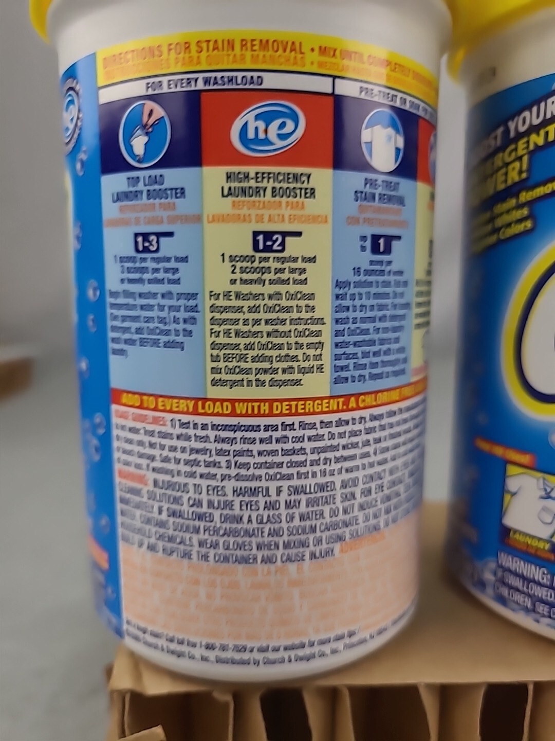 3x Vintage OXICLEAN Stain Remover Powder 24 Oz NEW Sealed