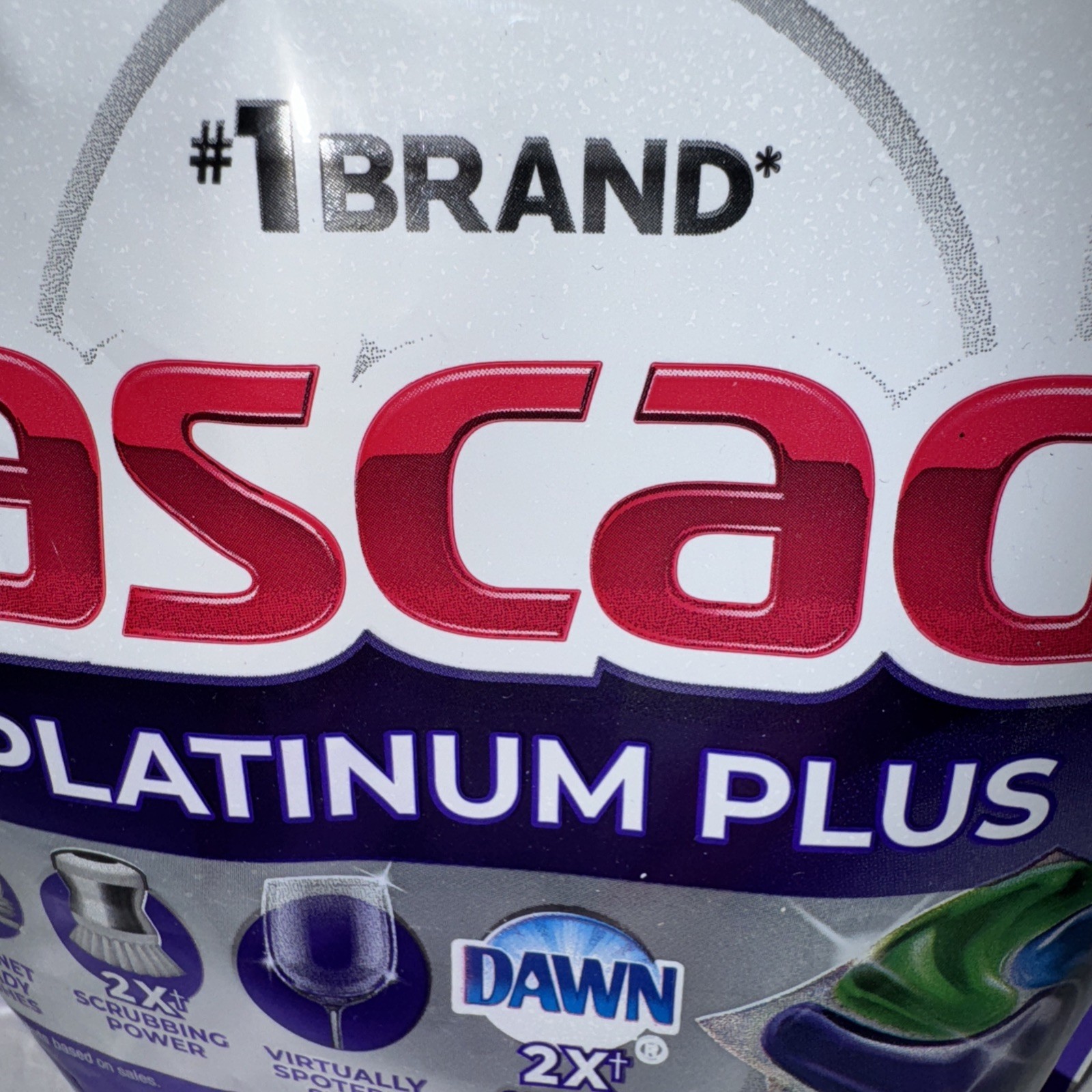 Cascade Platinum Plus Dishwasher Pods Mountain Scent 1 Pack 11Ct Dish Detergent
