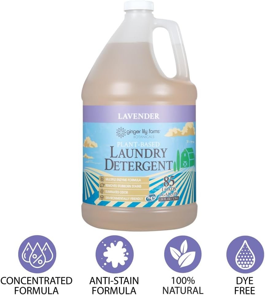Ultra-Concentrated Lavender Laundry Detergent for Sensitive Skin – 85 Loads