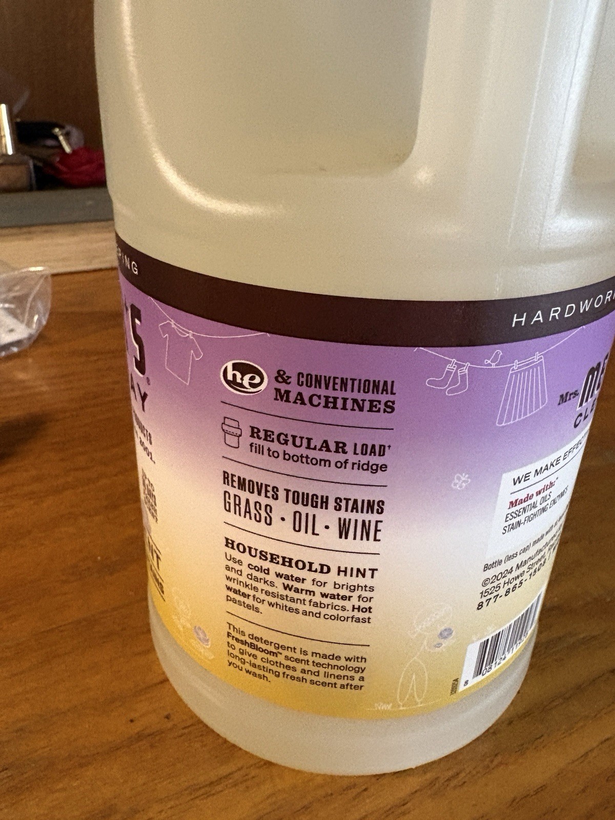 Mrs. Meyer’s Clean Day Liquid Laundry Detergent, Compassion Flower, 64 Oz